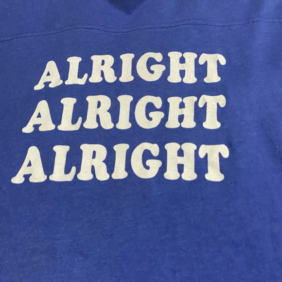 Large Vintage look Alright Alright Alright t-shirt! Perfect condition! π₯π₯π₯ - Picture 8 of 11